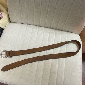 men’s justin brown top grain brown leather belt